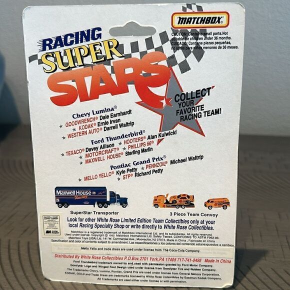 Matchbox Racing Super Stars Kyle Petty - Picture 3 of 3